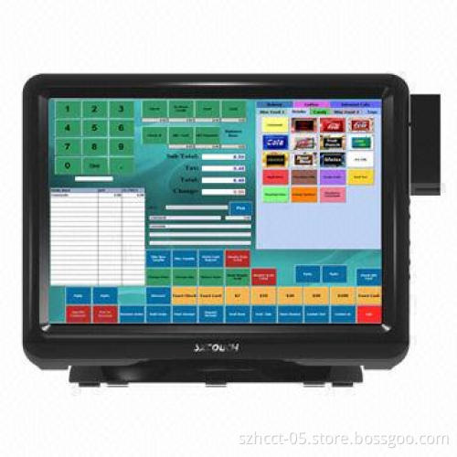 Touchscreen POS Terminal with CCC and FCC Marks